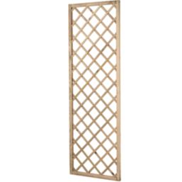 Forest Hidcote Softwood Rectangular Garden Trellis 2' x 6' 5 Pack