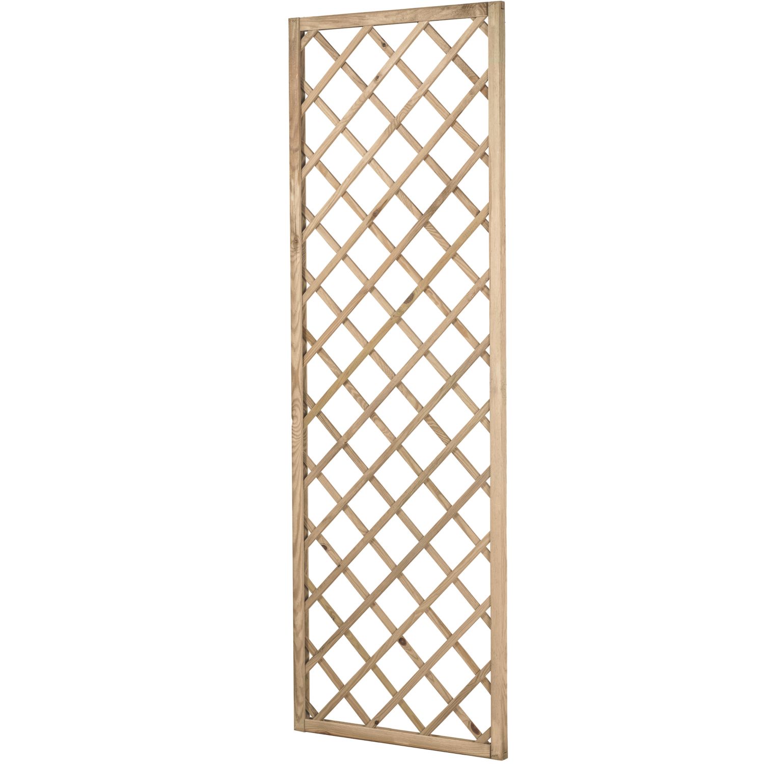 Forest Hidcote Softwood Rectangular Garden Trellis 2' x 6' 5 Pack (637KP)