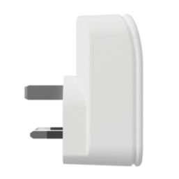 Masterplug 2-Outlet Type C Plug-Through Surge Adaptor 3A