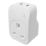 Masterplug 2-Outlet Type C Plug-Through Surge Adaptor 3A