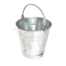 Apollo  Galvanised Steel Bucket Silver 14Ltr