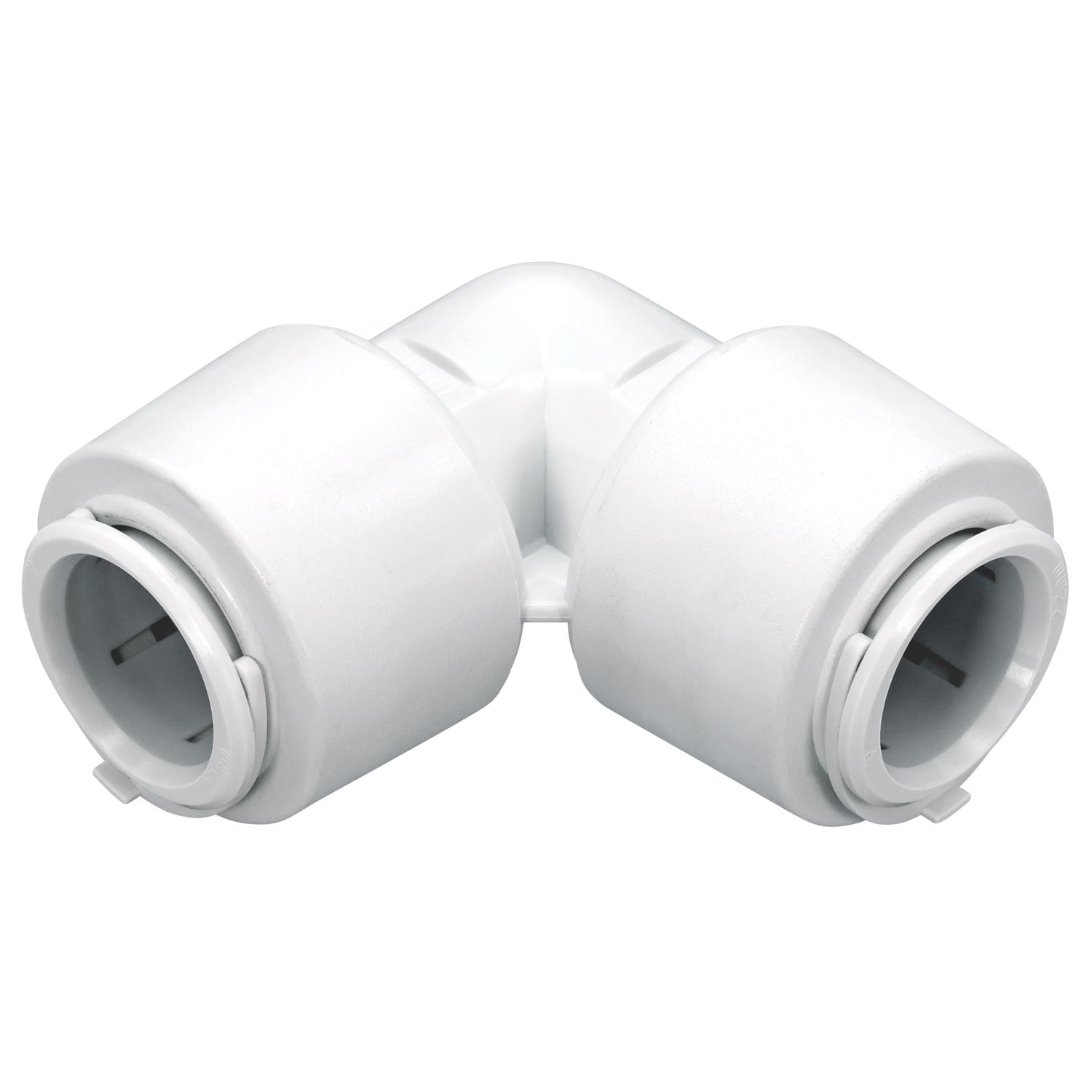 FloPlast FloFit+ Plastic Push-Fit Equal 90° Elbow 10mm (637RF)