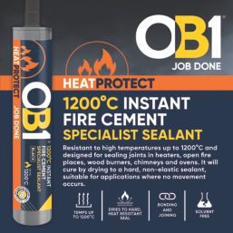 OB1 HeatProtect Instant Fire Cement 310ml