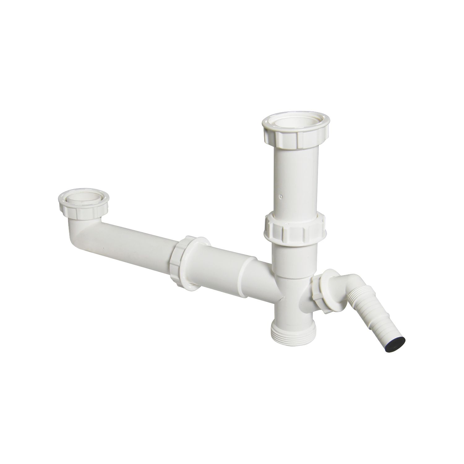 FloPlast 1 1/2 Bowl Sink Kit White 40mm (63858)