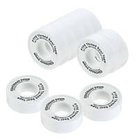 PTFE Tape for Water 12m x 12mm 10 Pack