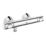 Refurb Grohe Precision Flow Exposed Single Outlet Thermostatic Chrome Bar Mixer Shower Valve