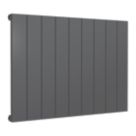 Reina Casina Single 600mm x 850mm 2211BTU Anthracite Horizontal Designer Radiator