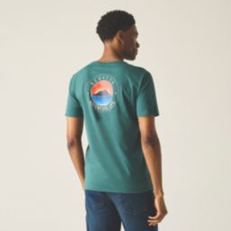 Regatta Cline IX Short Sleeve T-Shirt Mediterranea Small 38.5" Chest