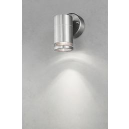 4lite WiZ Marinus Outdoor LED Single Direction Smart GU10 Wall Light Stainless Steel