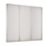 Spacepro  3-Door Sliding Wardrobe Door Kit Dove Grey Frame Dove Grey Panel 2592mm x 2260mm