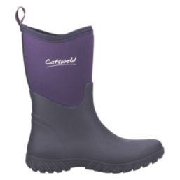 Cotswold Ashmead Size 8 Womens Purple Non Safety Wellies