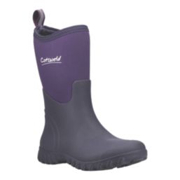 Cotswold Ashmead Size 8 Womens Purple Non Safety Wellies