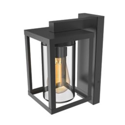 Refurb Calex Naples Outdoor Wall Lamp with Day/Night Sensor Black