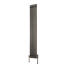 Reina 1800mm x 290mm 2535BTU Raw Metal Vertical 2 Column Radiator