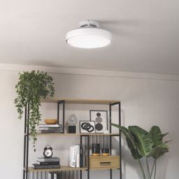Eglo Morenci LED 480mm Ceiling Fan Light Matt White 43W 5200lm
