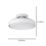 Eglo Morenci LED 480mm Ceiling Fan Light Matt White 43W 5200lm