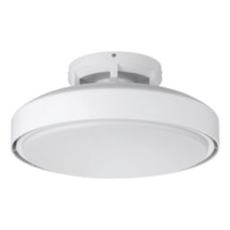 Eglo Morenci LED 480mm Ceiling Fan Light Matt White 43W 5200lm