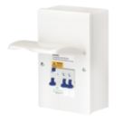 Deta  4-Module 2-Way Populated  Garage Consumer Unit