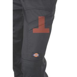 Dickies Action Flex Work Trousers Black 36" W 32" L