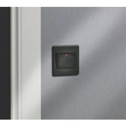 Knightsbridge  32A Key Card Switch Anthracite with Black Inserts