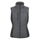 Regatta Ada Hybrid Womens Bodywarmer Seal Grey/Black Size 18