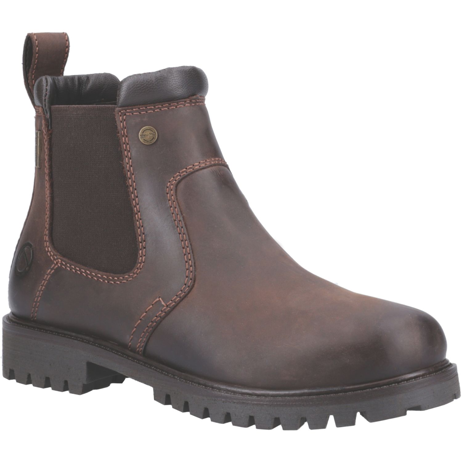 Cotswold Pamington Size 4 Womens Brown Waterproof Non Safety Dealer Boots (638XN)