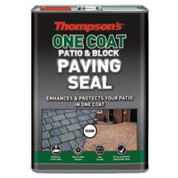 Thompsons One-Coat Patio & Block Paving Seal Clear 5Ltr