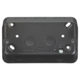 Knightsbridge  4-Module Modular Metal-Clad Back Box (3-4G) 43mm