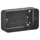 Knightsbridge  4-Module Modular Metal-Clad Back Box (3-4G) 43mm