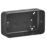 Knightsbridge  4-Module Modular Metal-Clad Back Box (3-4G) 43mm