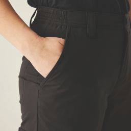 Regatta Pro Action Stretch Womens Trousers Black Size 12 29" L