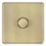 LAP  1-Gang 2-Way LED Dimmer Switch  Antique Brass with Colour-Matched Inserts
