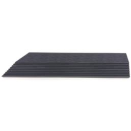 Apollo Black Composite Right Corner Interlocking Decking Edging 24mm x 0.38m x 0.075m