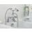 Bristan 1901 Chrome-Plated 345mm Deck Mounted Dual Control Manual Shower Mixer Tap