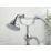 Bristan 1901 Chrome-Plated 345mm Deck Mounted Dual Control Manual Shower Mixer Tap
