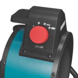 Erbauer  2500W Electric Portable PTC Workshop Heater Blue/Black