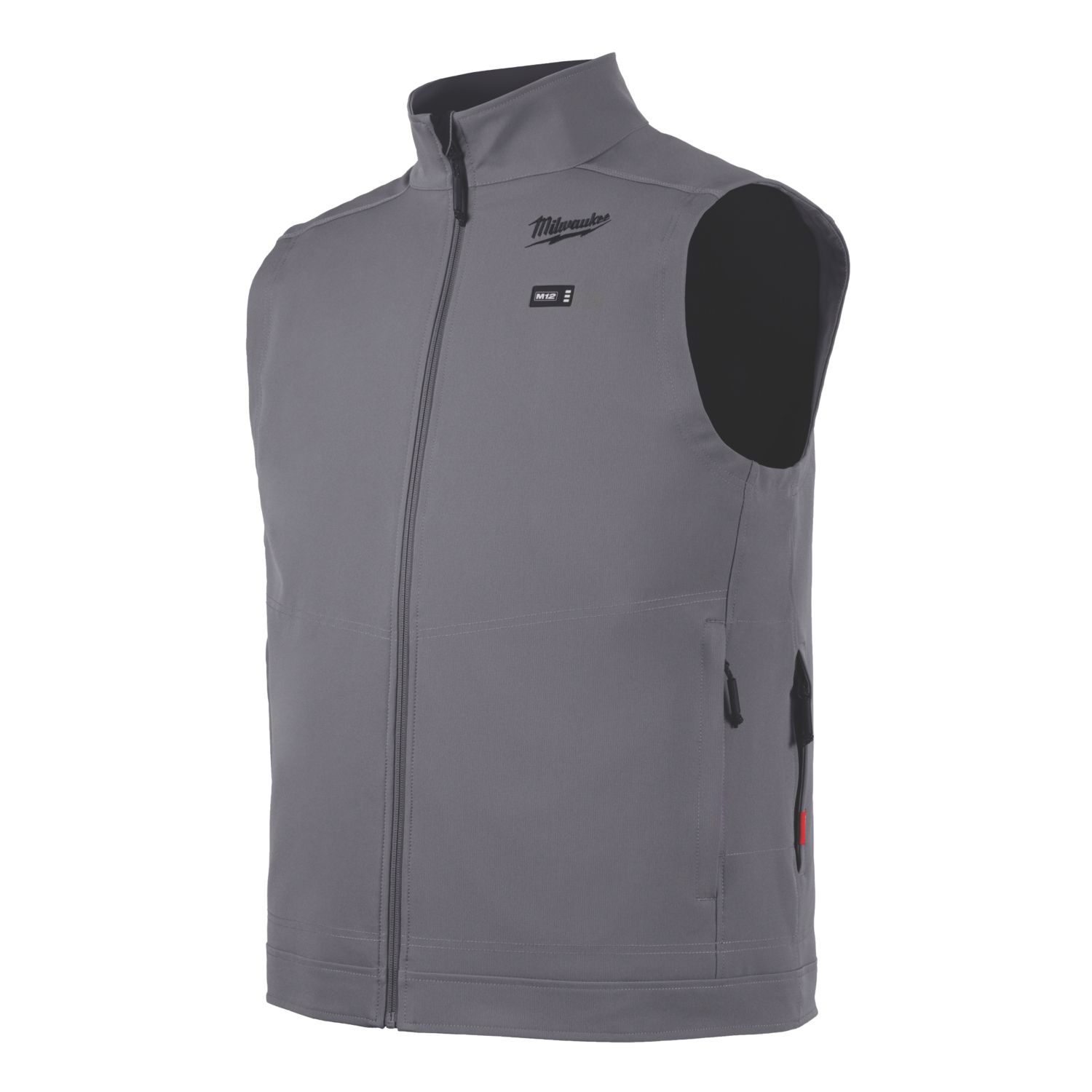 Milwaukee M12HVGREY1-0 12V Li-Ion RedLithium Heated Toughshell Vest Grey 2X Large 46" Chest - Bare (639GC)