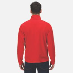 Regatta Micro Zip Neck Fleece Classic Red 4X Large 53" Chest