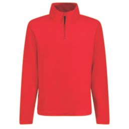 Regatta Micro Zip Neck Fleece Classic Red 4X Large 53" Chest