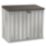 Forest  1200Ltr 5' x 2' 6" (Nominal) Plastic Garden Storage Box Taupe Grey