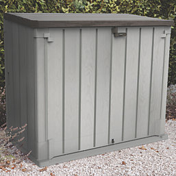Forest  1200Ltr 5' x 2' 6" (Nominal) Plastic Patio Box Taupe Grey