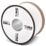 Time RG6 White 1-Core Round Coaxial Cable 100m Drum