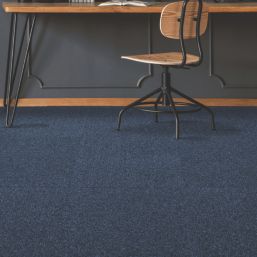 Contract Pacific Dark Blue Carpet Tiles 500 x 500mm 20 Pack