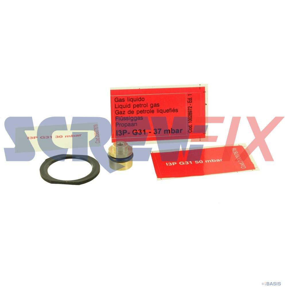 Vokera 20113110 NG to LPG Conversion Kit (3.9 Jet and Flange) Screwfix