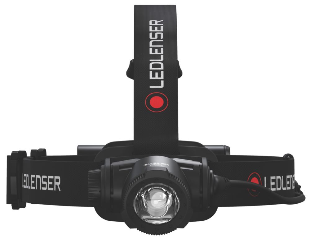LEDlenser H7R CORE Rechargeable LED Head Torch Black/Red 1000lm
