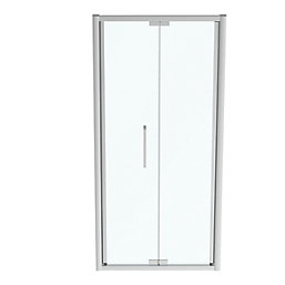 Ideal Standard I.life Semi-Framed Rectangular In-Fold Shower Door Silver 1000mm x 2005mm