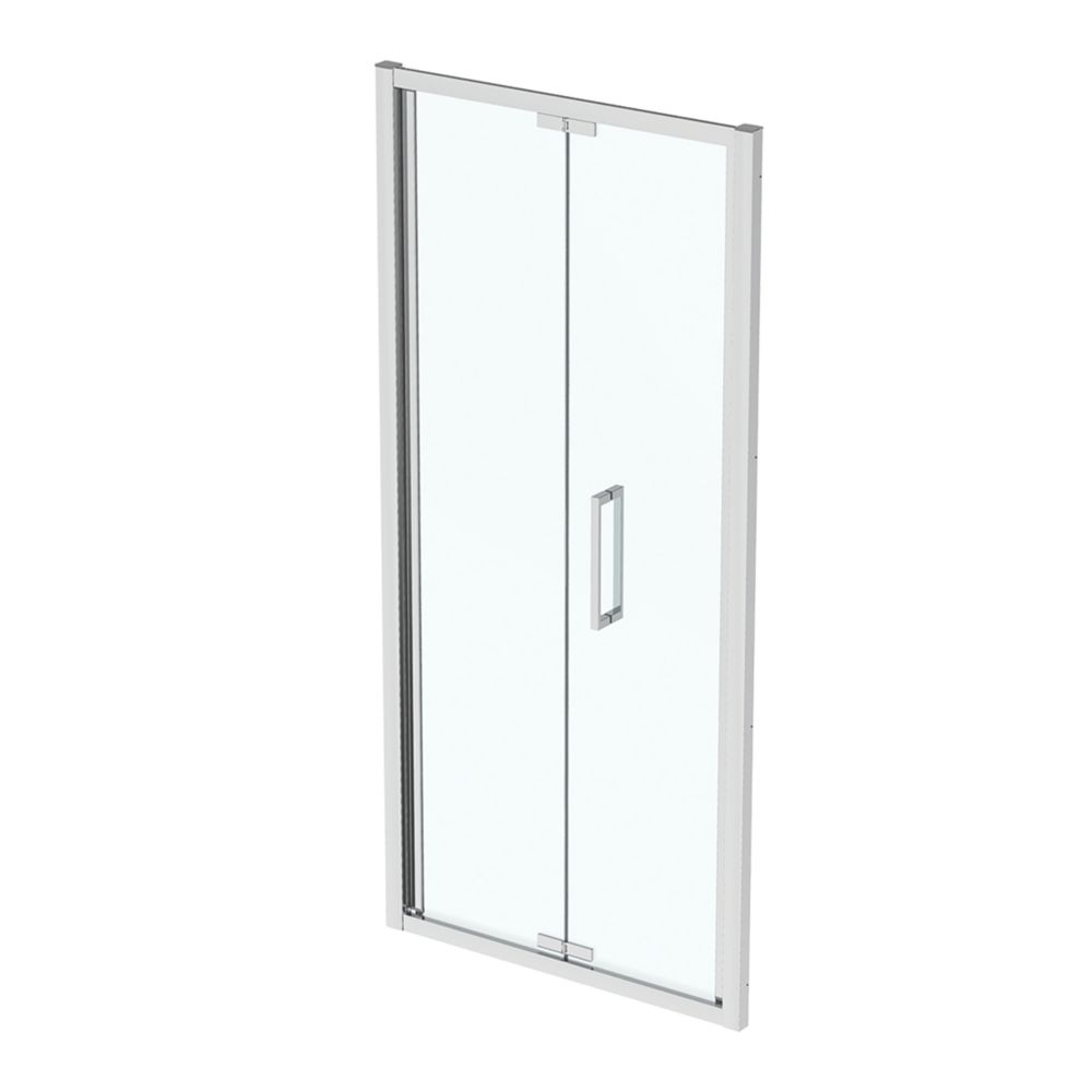 Ideal Standard I.life Semi-Framed Rectangular In-Fold Shower Door Silver 1000mm x 2005mm