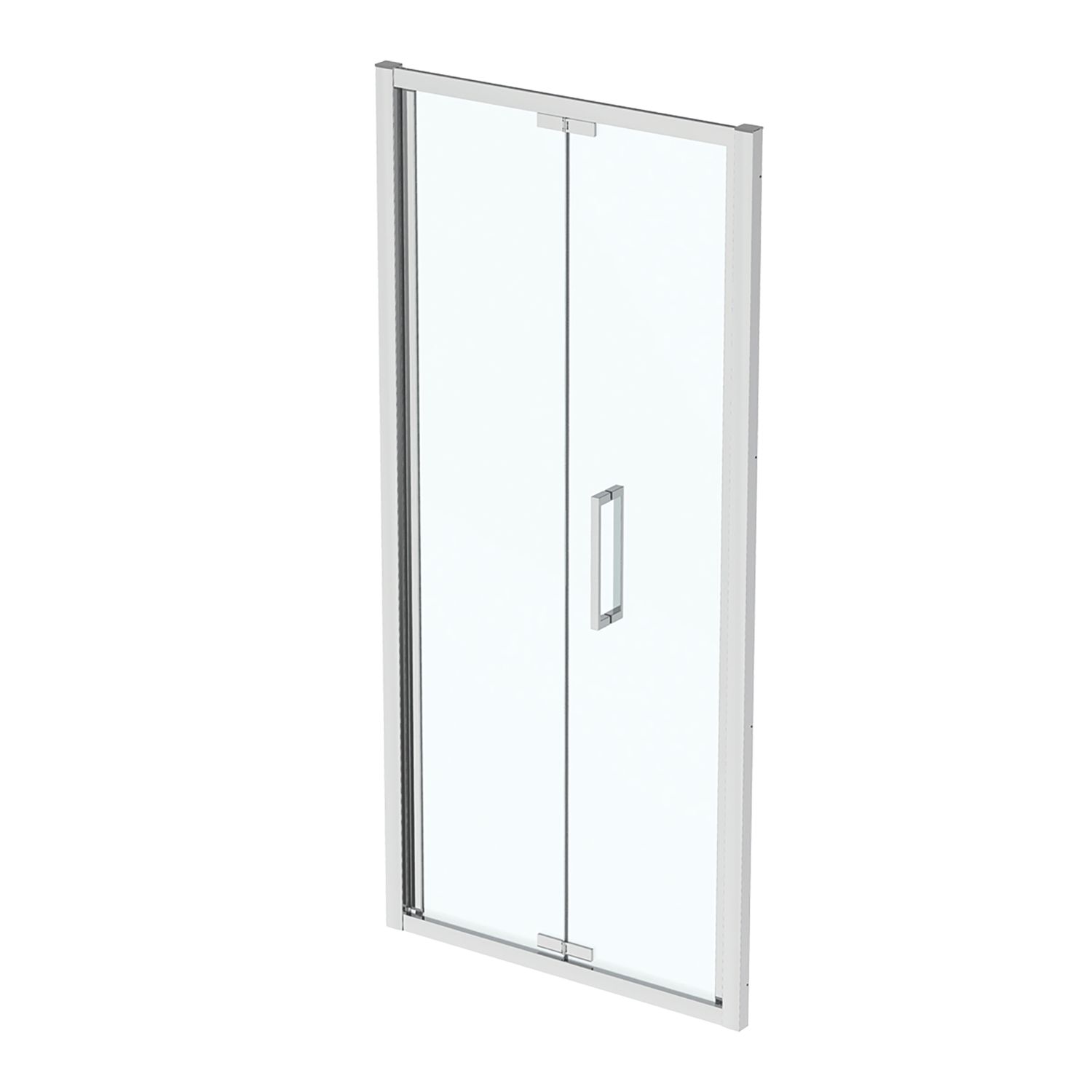 Ideal Standard I.life Semi-Framed Rectangular In-Fold Shower Door Silver 1000mm x 2005mm (639KU)