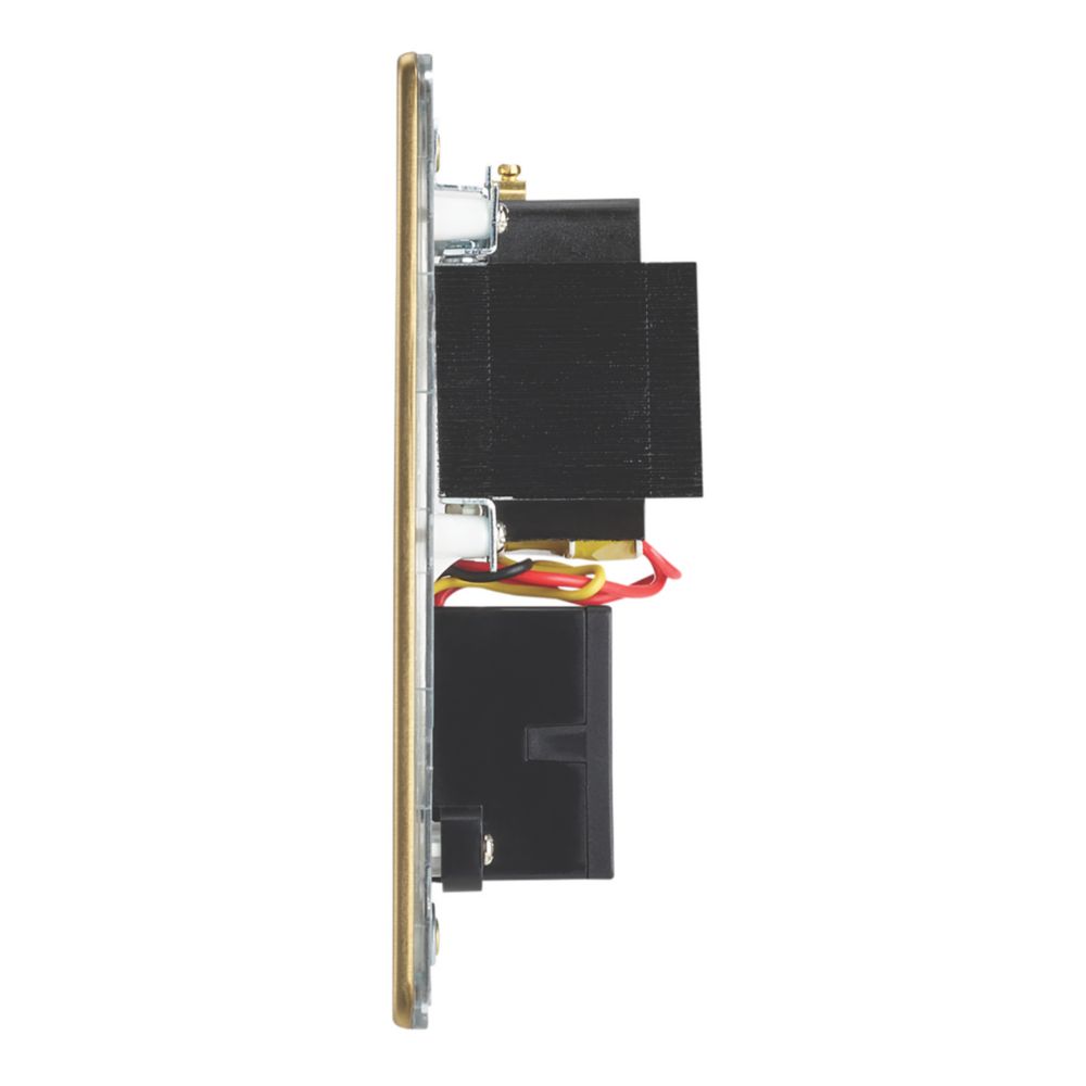 Contactum Lyric 2-Gang Dual Voltage Shaver Socket 115 - 230V