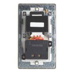 Contactum Lyric 2-Gang Dual Voltage Shaver Socket 115 - 230V